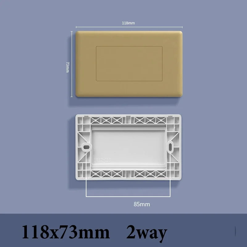 118 Type Blank Wall Plate Cover | Outlet & Socket Panel