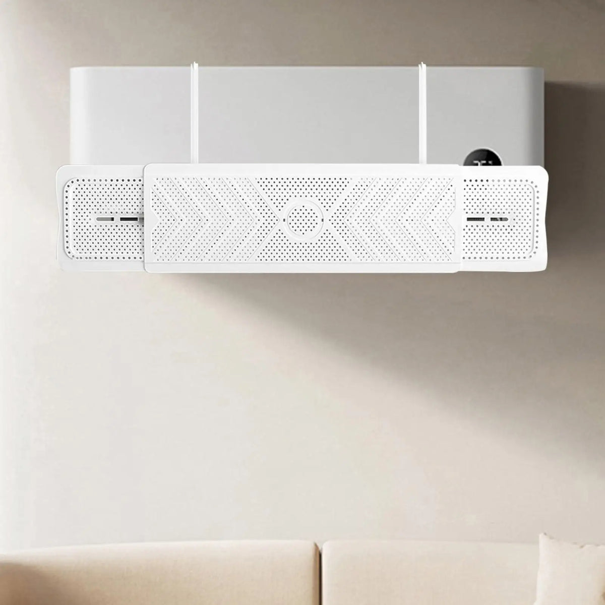 Adjustable AC Deflector Shield – Universal Retractable Air Guide
