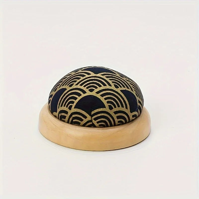 Wooden Base Pincushion – DIY Sewing Needle Storage Holder