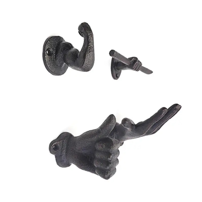 Vintage Iron Hat Hook – Decorative Wall Hanger for Home