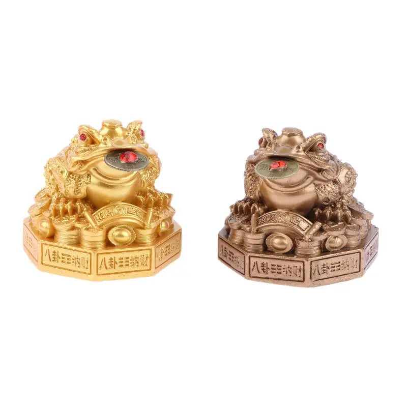 Feng Shui Money Frog Statue – Three-Legged Toad Figurine