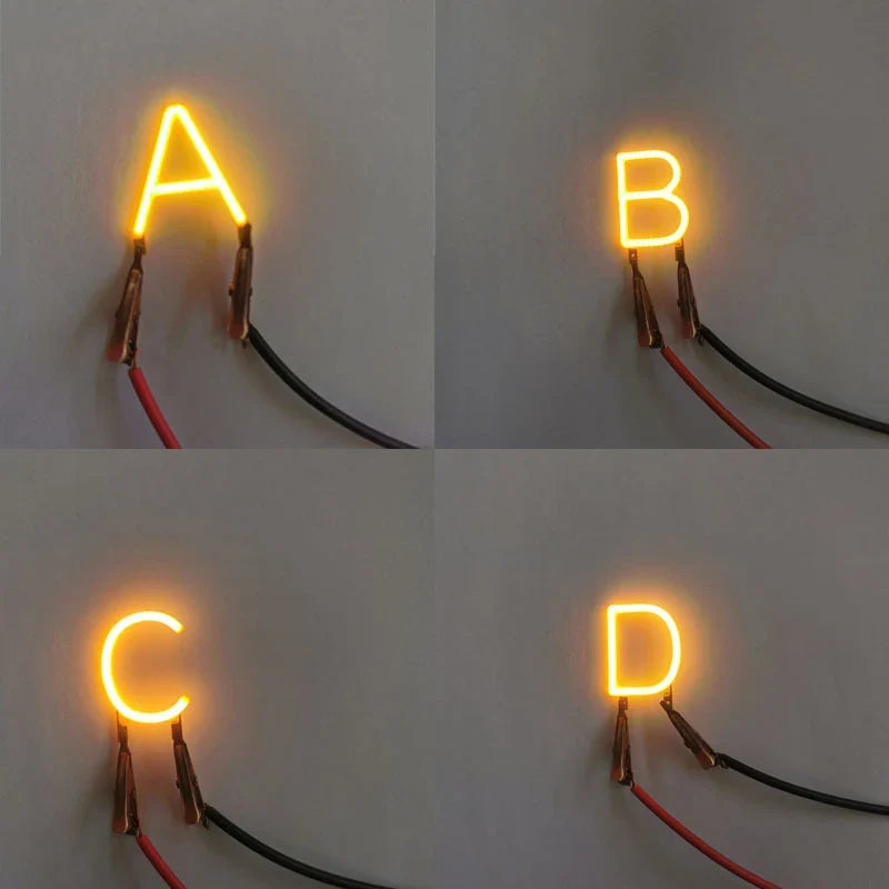Yellow LED Edison Filament Light DC3V DIY Party Decoration