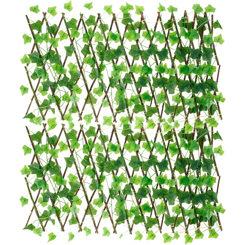 6-Pack Artificial Ivy Expanding Trellis Privacy Fence 40cm