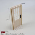 Fairy Cottage Door – Miniature Wood & Plastic Elf Fairy Door