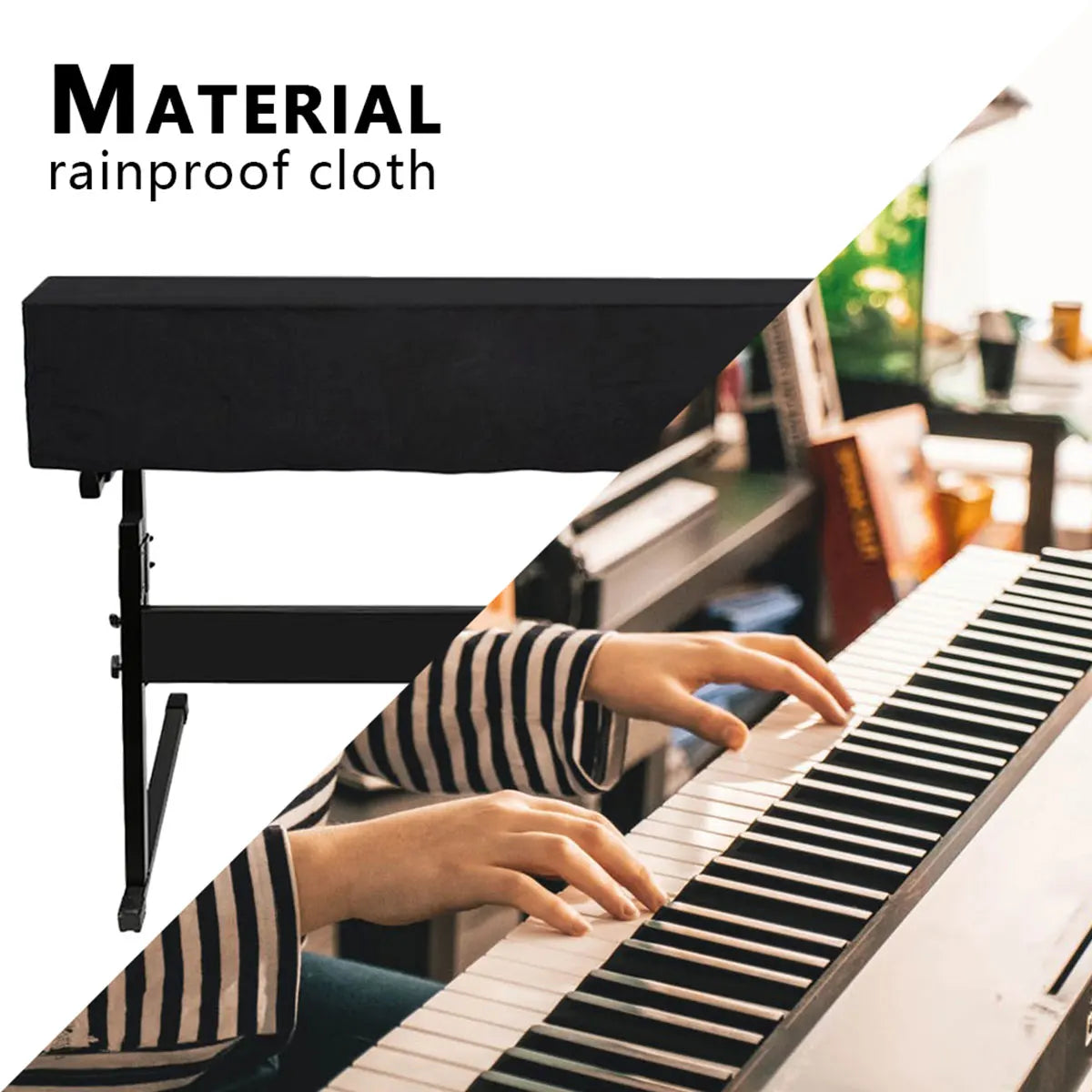 Piano Keyboard Dust Cover – 61 & 88 Key Cloth Protector