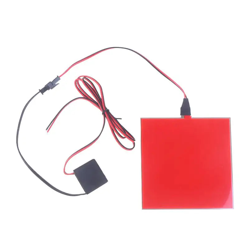 EL Flexible Electroluminescent Sheet 10x10cm Cuttable DIY 12V