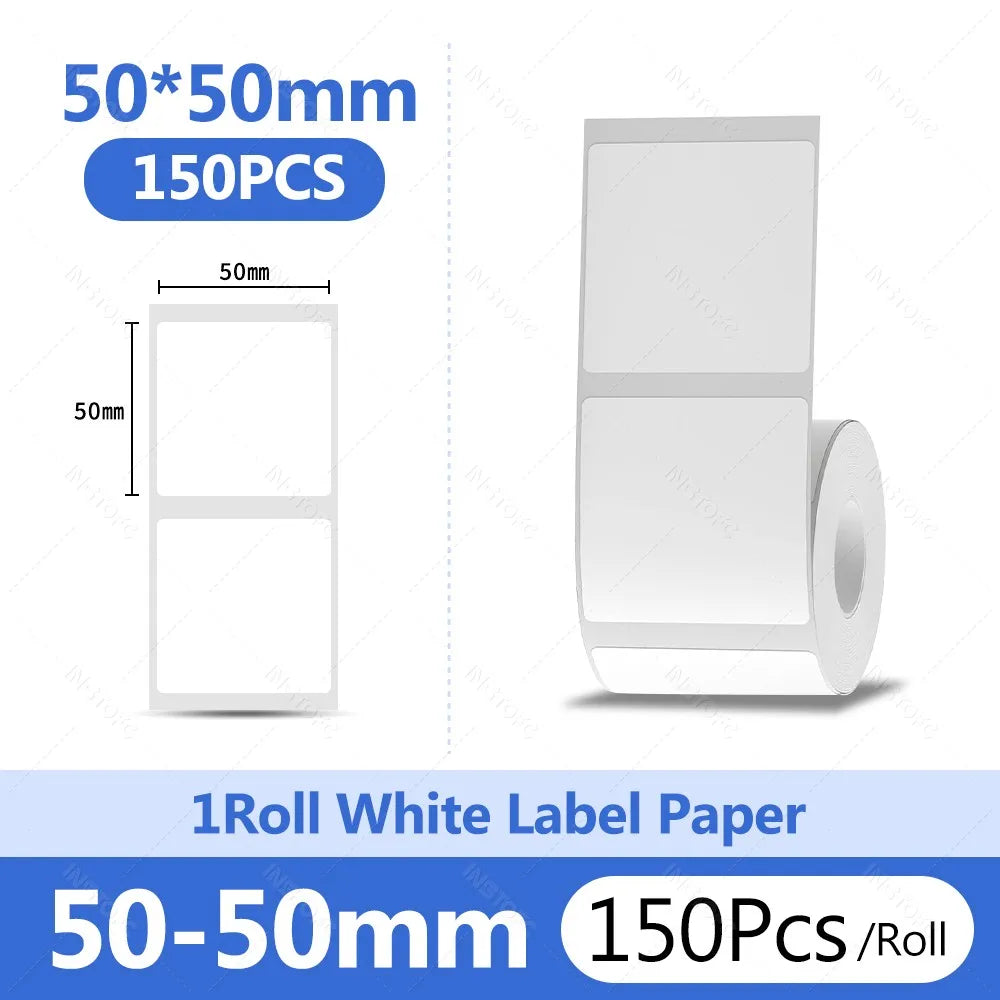 Niimbot Thermal Label Paper Round White 20-50mm | B1 B21 B203