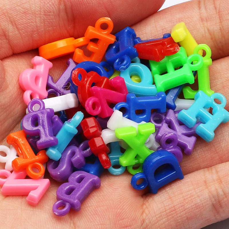 Mixed Acrylic Letter Beads 50/100/200Pcs – DIY Jewelry Making