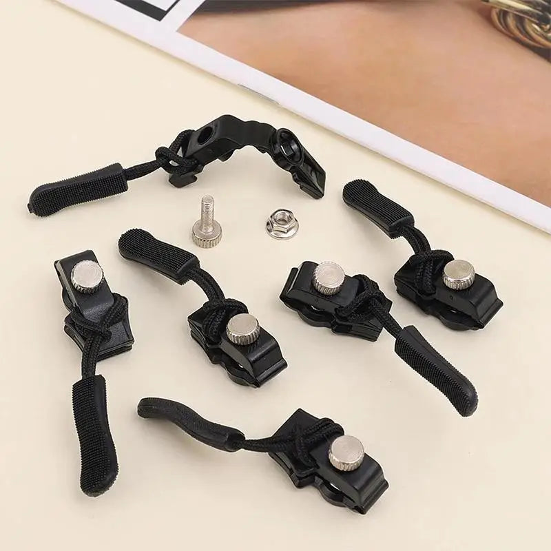 3-Size Universal No-Sew Zipper Repair Kit – S, M & L Heads