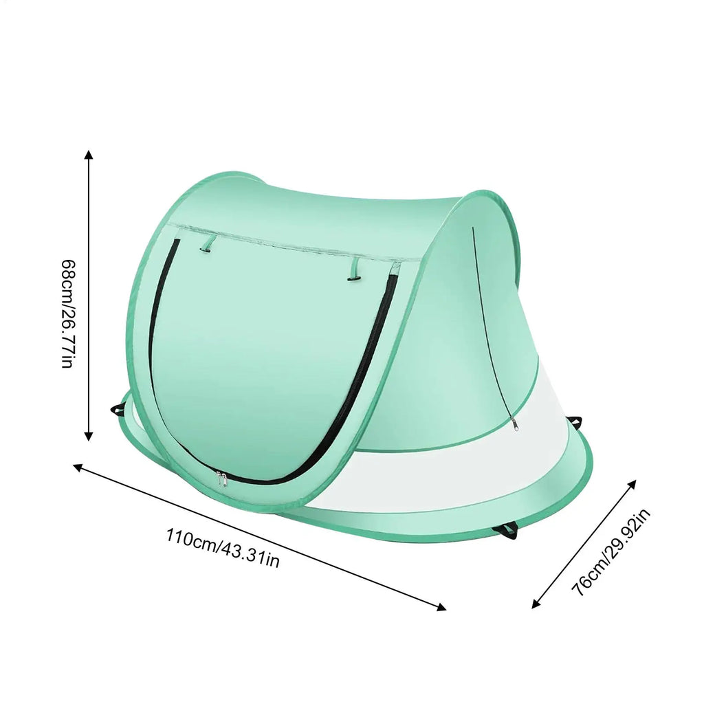 Toddler Pop-Up Beach Tent UPF 50+ Baby Sun Shade Dome | Green
