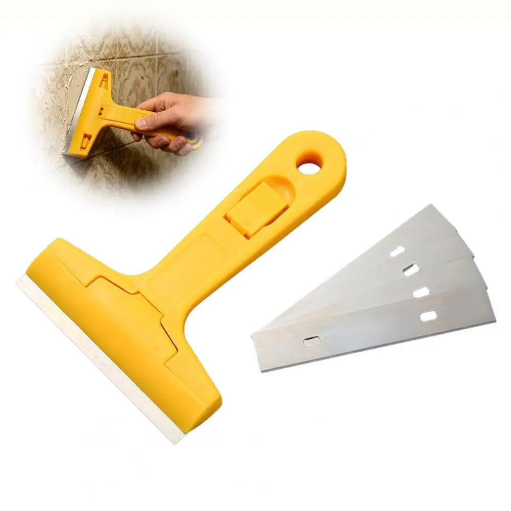 Retractable Cleaning Scraper – Replaceable Stainless Steel Blade