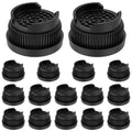 Furniture Risers 12/16 Pcs – Heavy Duty Non-Slip TPE Leg Pads