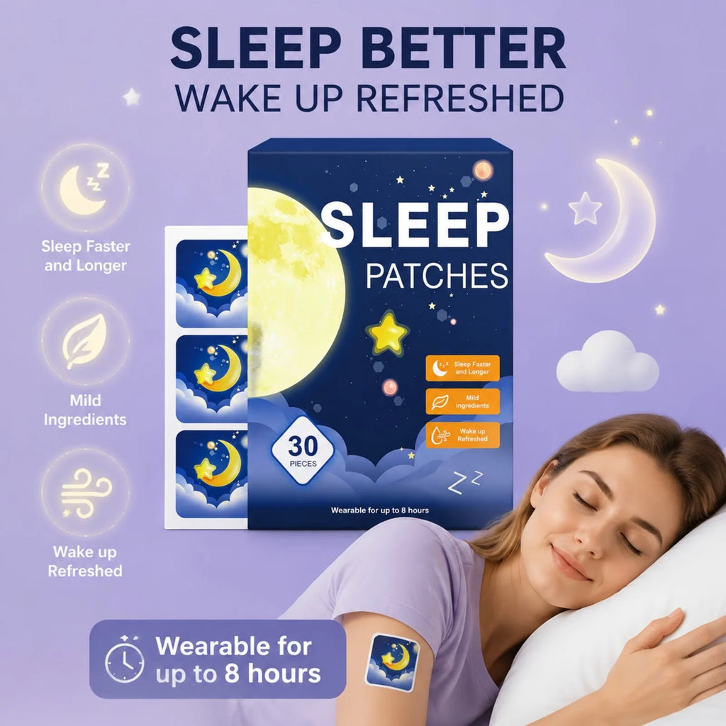 30Pcs Sleep Patches – Soothing Bedtime Body Stickers | Night Rest