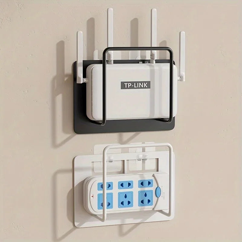 Wall Mount Router Shelf – No-Drill WiFi & Storage Holder