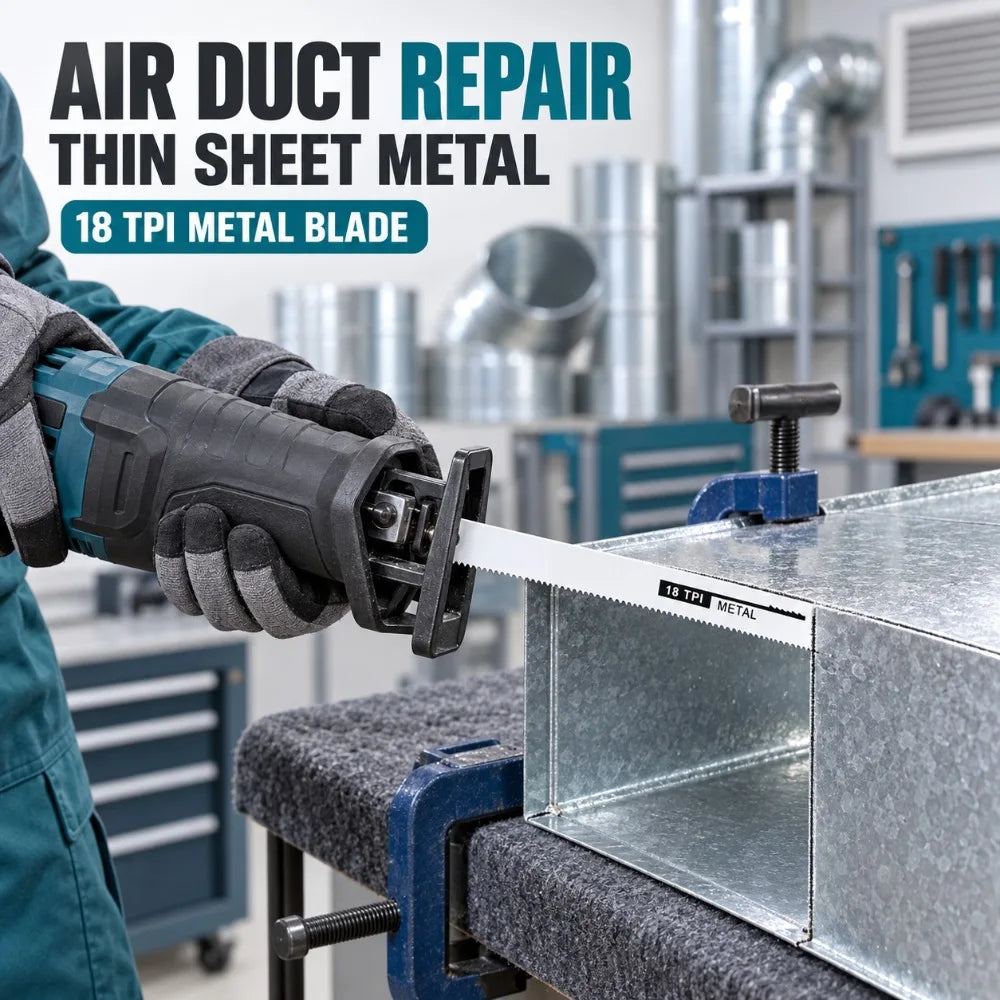 Fine Tooth Reciprocating Saw Blades – Sheet Metal & HVAC