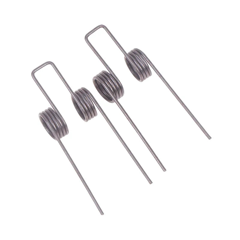2PCS Double Torsion Spring 1.1mm Wire 10.5mm OD Steel Coil