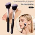 2pcs Sickle Contour Brush Set – Soft Blush & Face Shadow Brushes