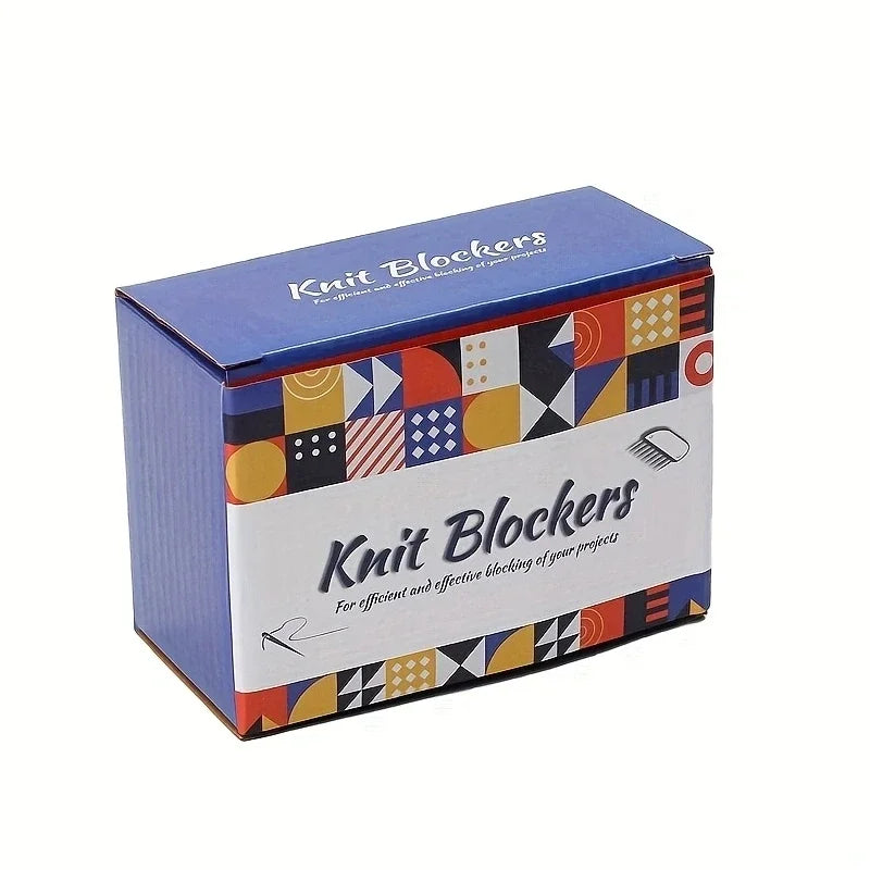 Knit Blockers Blocking Pins & Needles Set – Knitting & Crochet