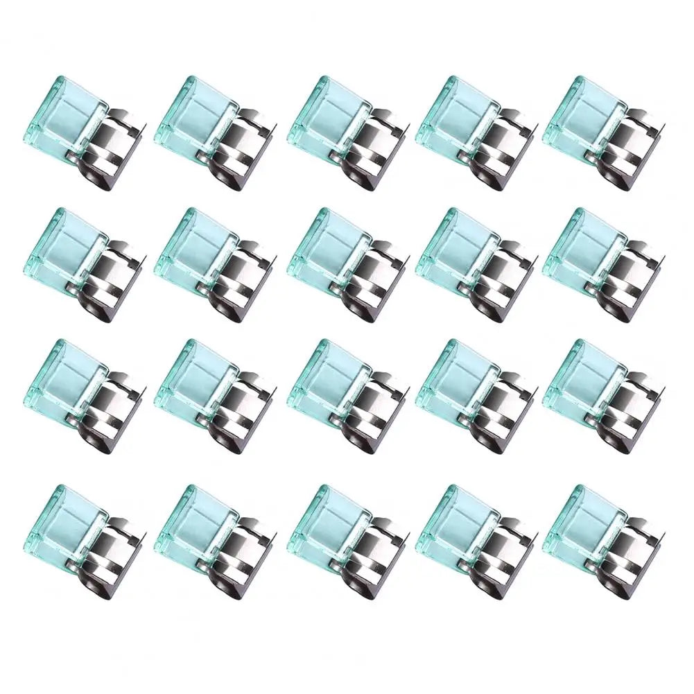 Transparent Push Clips with Storage Case | 20 or 40 Pcs