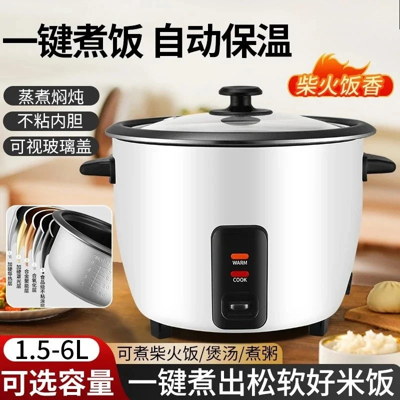 DUTRIEUX Electric Rice Cooker 1.5–6L | Multi-Function Cooker