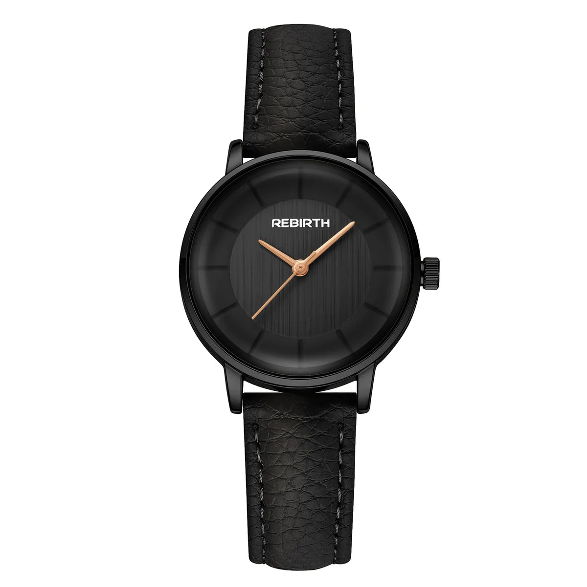 REBIRTH Square Quartz Watch – Unisex Minimalist Leather Band