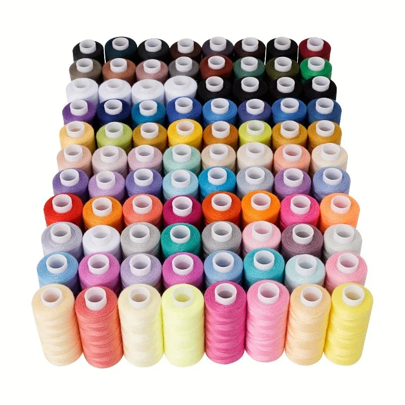 88-Roll Polyester Sewing Thread Set – Machine & Hand Sewing