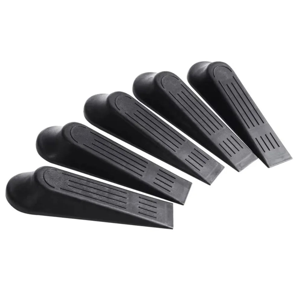 5-Pack Heavy Duty Plastic Door Stopper Wedges – Non-Slip
