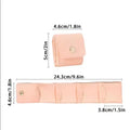 4-Compartment Portable Mini Travel Jewelry Organizer Bag