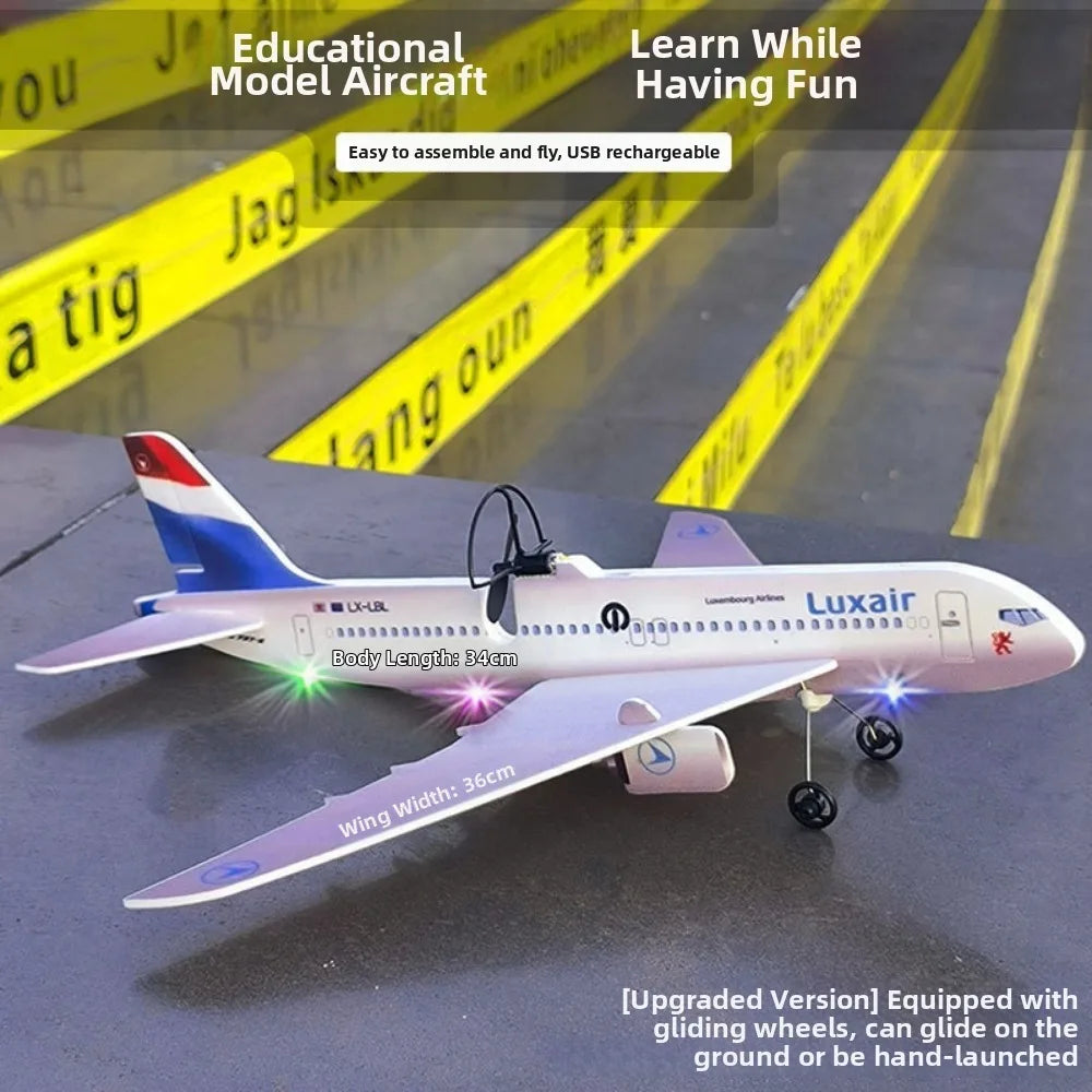 C919 Electric Foam Glider Plane Model – USB Rechargeable Toy