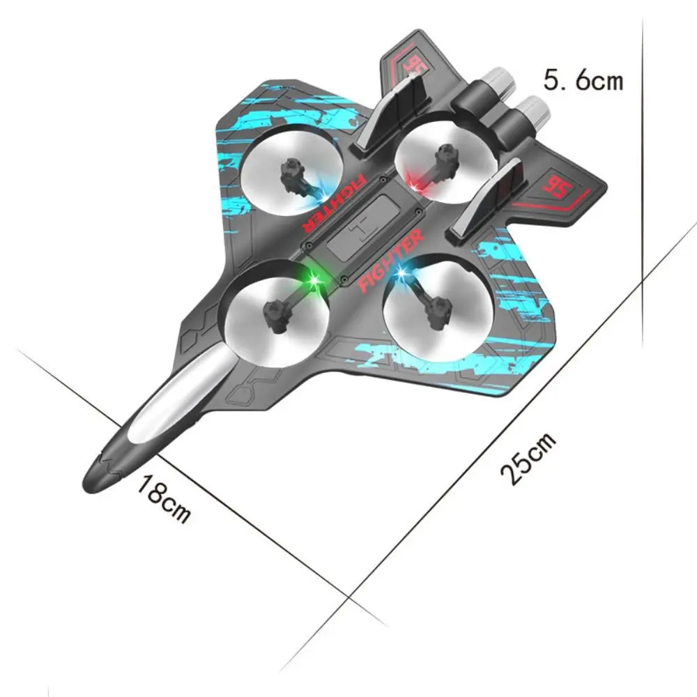 2.4GHz Foam RC Plane – Gravity Sensing Stunt Roll for Kids
