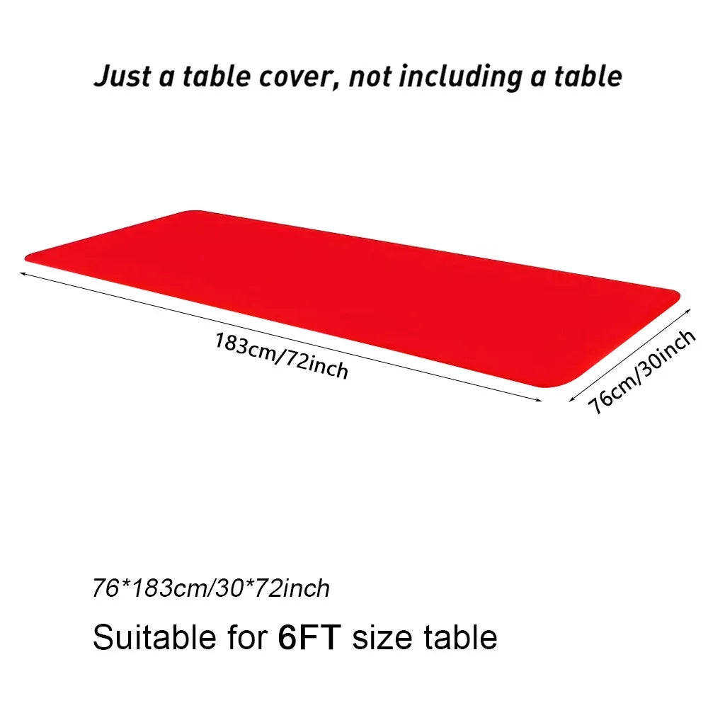 Spandex Stretch Fitted Tablecloth – 6FT Rectangular Cover