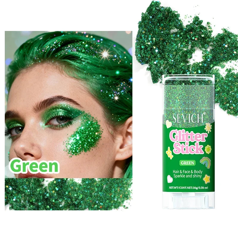 Shimmer Glitter Stick – Hair, Face & Body Makeup Gel | Sevich