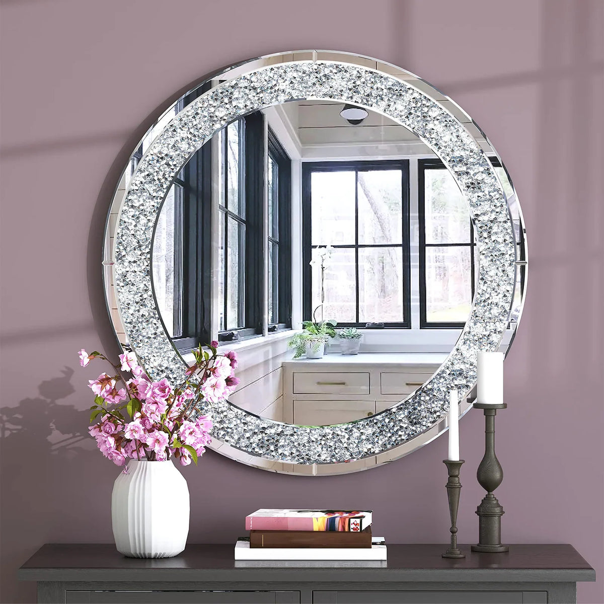 Self-Adhesive Rhinestone Trim Tape – 4 Rolls Crystal DIY Sticker