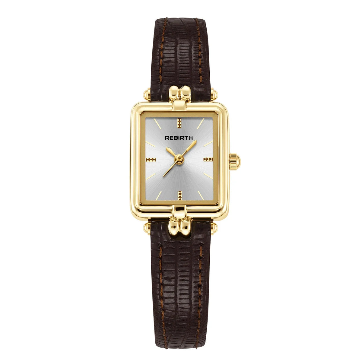 REBIRTH Roman Scale Quartz Watch | Leather Band Minimalist