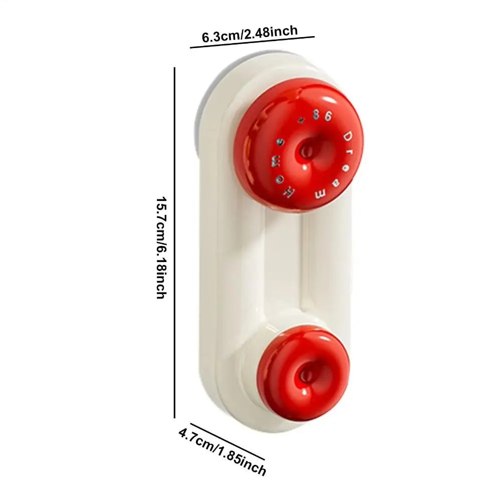 Suction Cup Door Security Stopper – 3-Gear Child Safety Lock