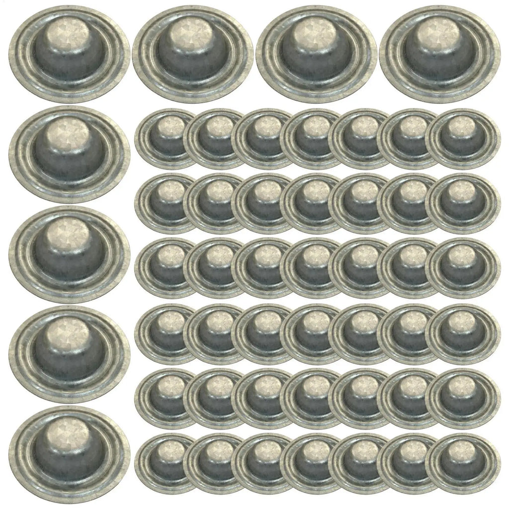 Metal Roof Screw Caps 50 Pcs – Waterproof Aluminum Covers