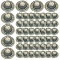 Metal Roof Screw Caps 50 Pcs – Waterproof Aluminum Covers