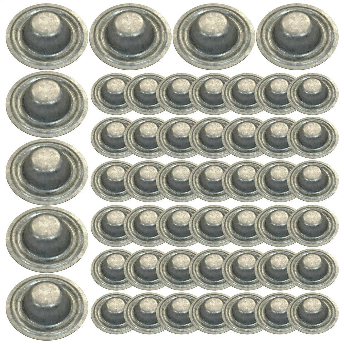 Metal Roof Screw Caps 50 Pcs – Waterproof Aluminum Covers