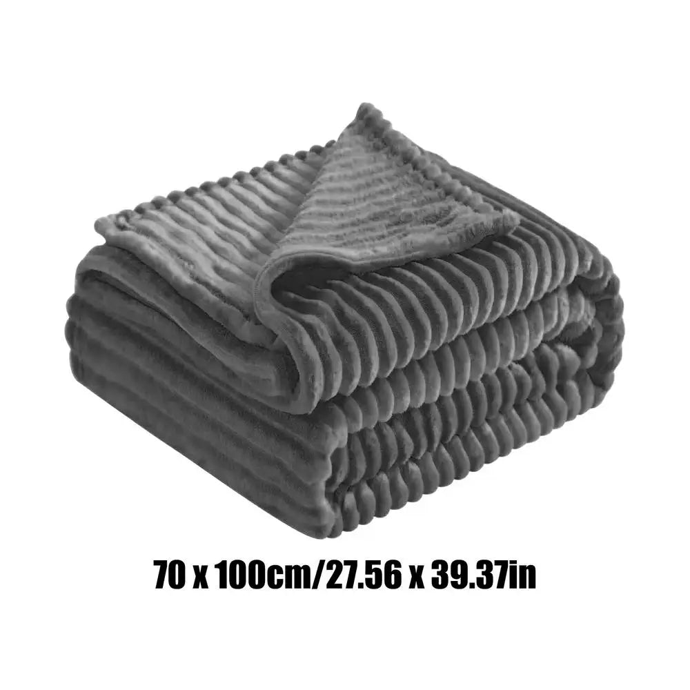 Washable Coral Fleece Pet Blanket for Dogs & Cats – 70x100cm