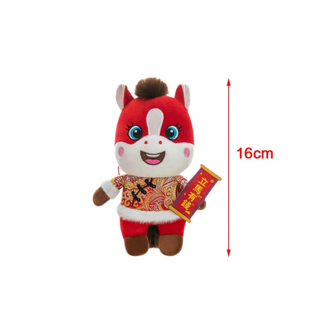 Zodiac Horse Plush Doll – 2026 Chinese New Year Mascot Gift