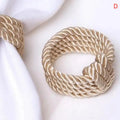 Woven Rope Napkin Rings – Wedding & Holiday Table Décor