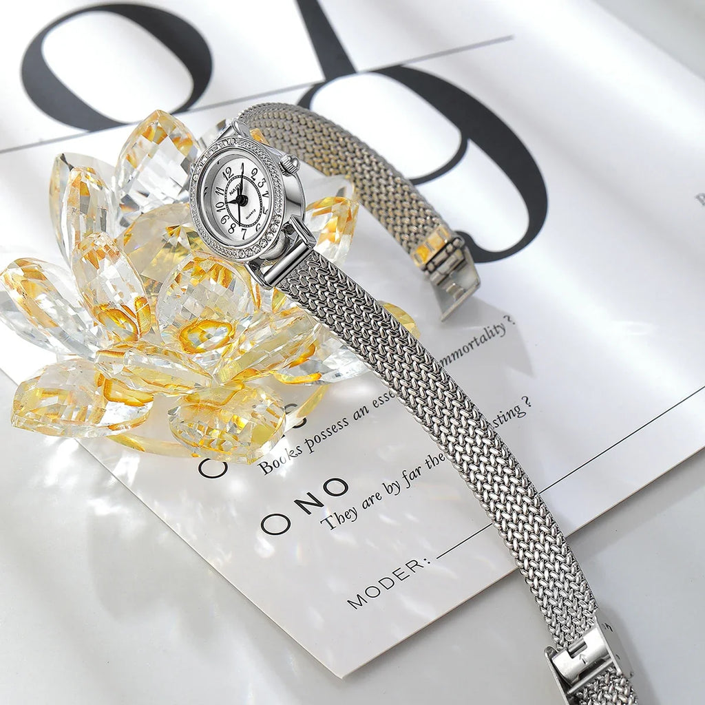 Retro Bohemian Woven Stainless Steel Mesh Watch | Quartz