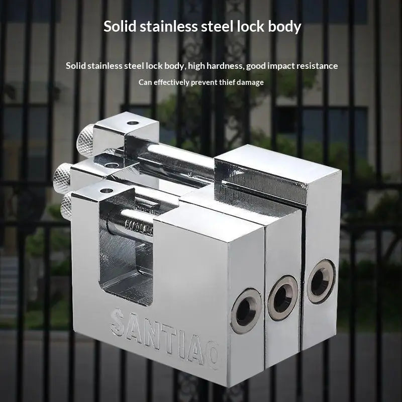 Stainless Steel Security Padlock 40–100mm | Cut-Resistant