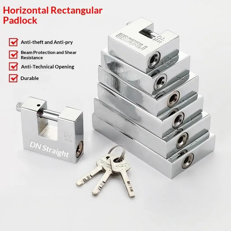 Stainless Steel Security Padlock 40–100mm | Cut-Resistant