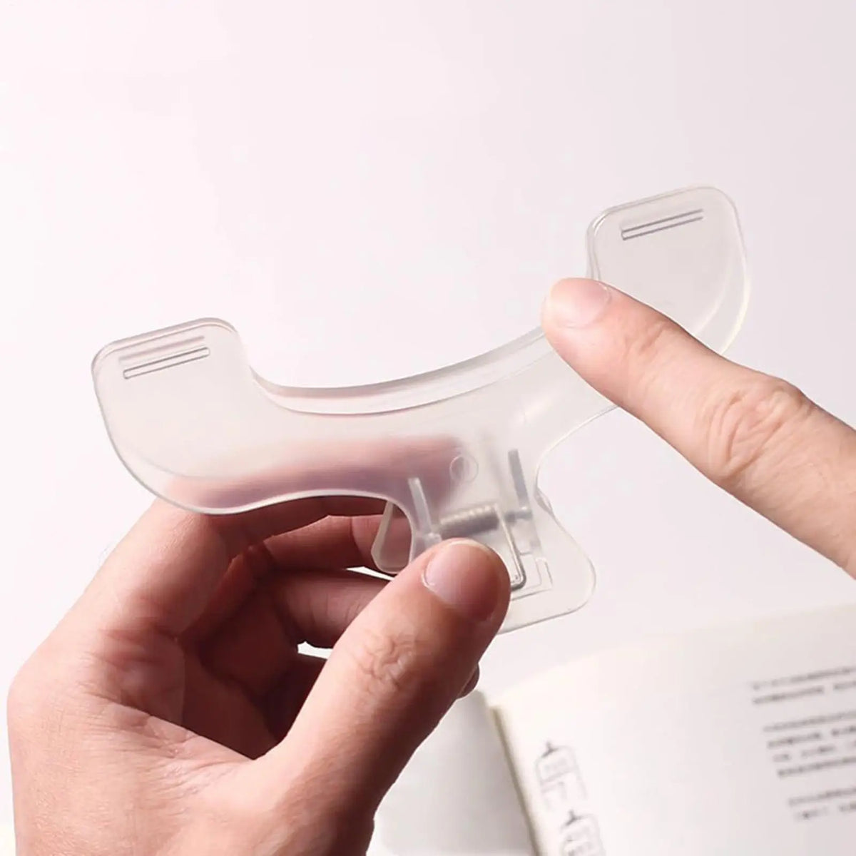 Transparent Book Clip Page Holder & Bookmark – Student Gift