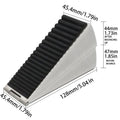 Heavy Duty Zinc Alloy Adjustable Spring Door Stopper Wedge