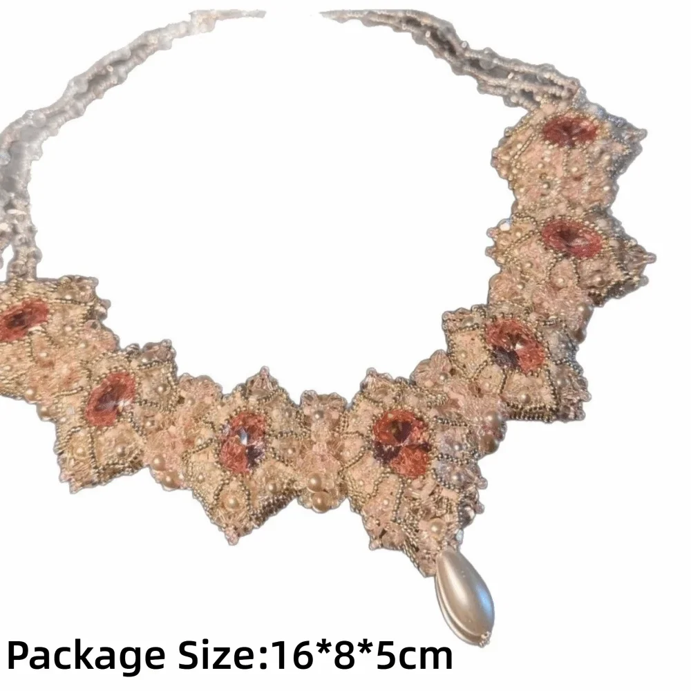 DIY Wire Wrap Beaded Necklace Kit – Louvre Pendant Design