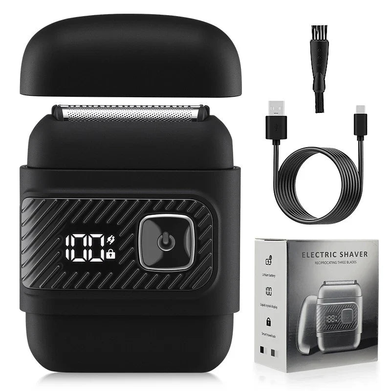 P3 Mini Electric Foil Shaver Men – Triple Blade IPX6 Travel