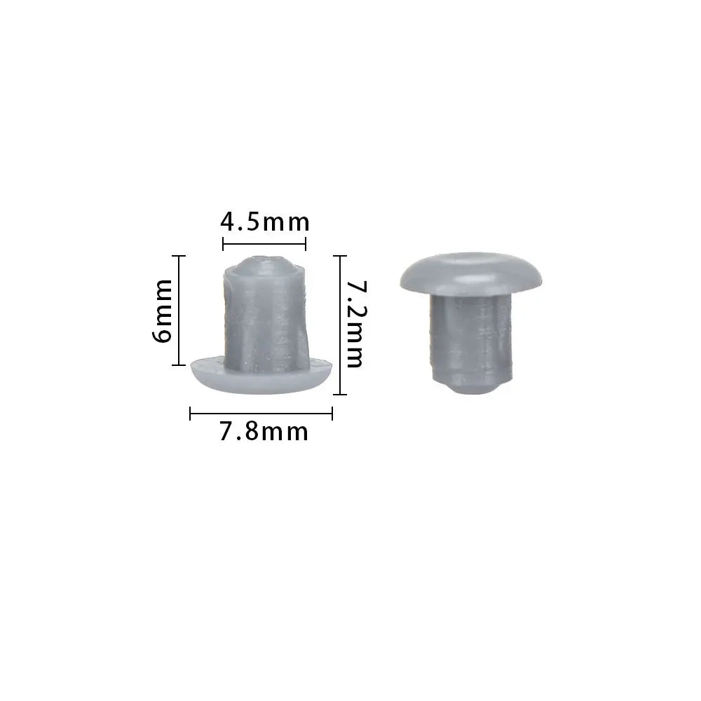 100Pcs Plastic Hole Plugs – Furniture Screw Hole Covers & Caps