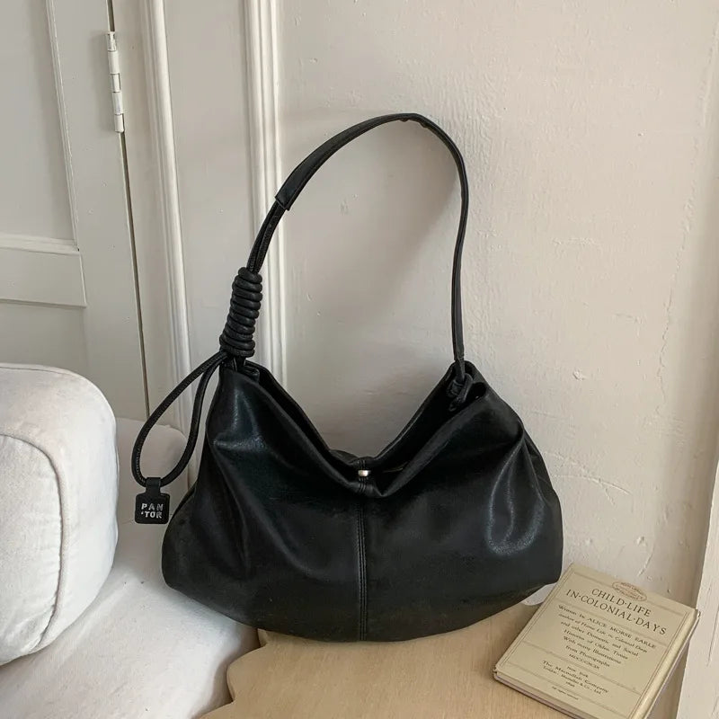 Large Capacity PU Leather Shoulder Crossbody Tote Bag – Nixie